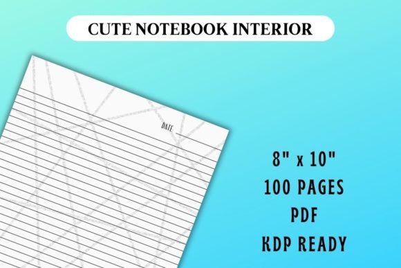 Cute Abstract Journal Interior – A Thoughtful Foundation for Your Next KDP Project