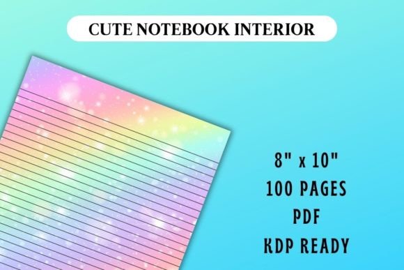 Designing with a Pastel Rainbow Journal Interior for KDP Print on Demand