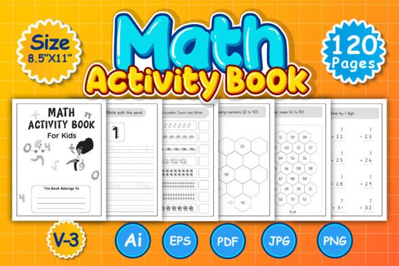 Math Activity Book for KDP Vol-3: A Practical Resource for Early Math Learning