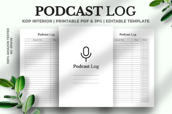Podcast Log KDP Interior: A Practical Tool for Podcasters and Content Creators