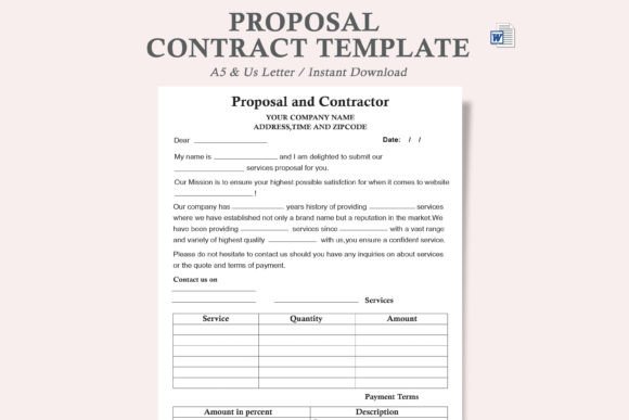 Proposal Contract Template Guide