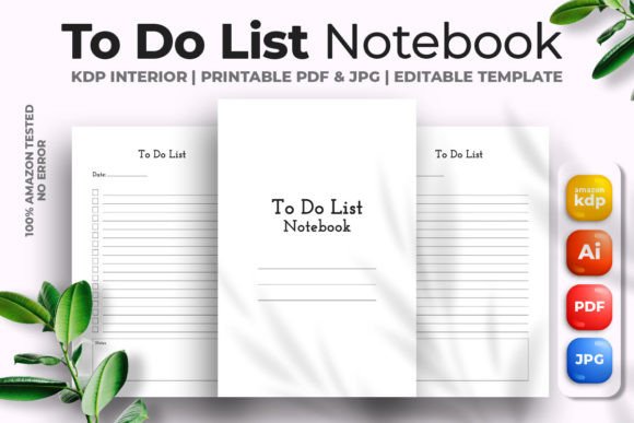 To Do List Notebook Kdp Interior: A Practical Tool for Growing Your Low-Content Publishing Business