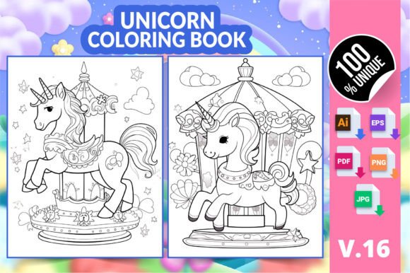 Unicorn Coloring Book KDP Interior V16: A Practical Tool for Thoughtful Publishing