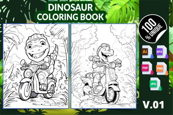Why the Dinosaur Coloring Book KDP Interior V01 Is a Smart Choice for Publishers and Creators